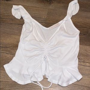 white adjustable tank top